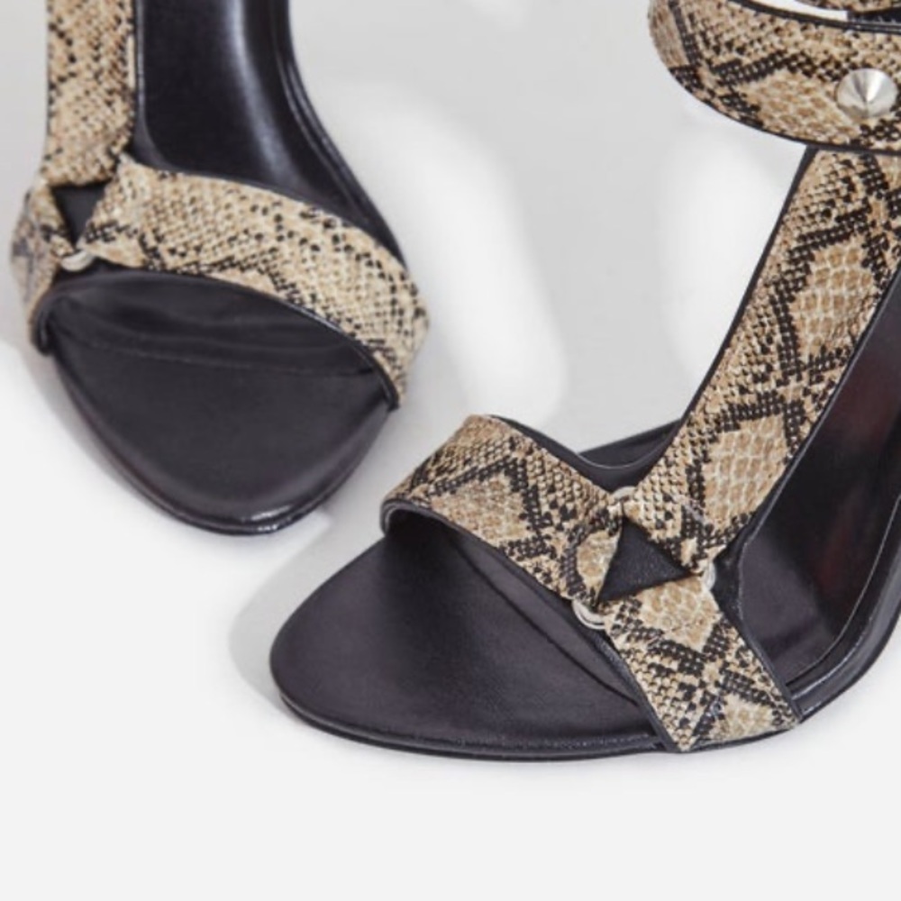 Nude snake cage heel - Picture 3 of 4